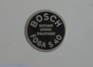 Табличка Bosch круглая