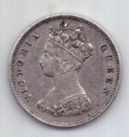 10 центов 1863 г. редкий год. Гонконг