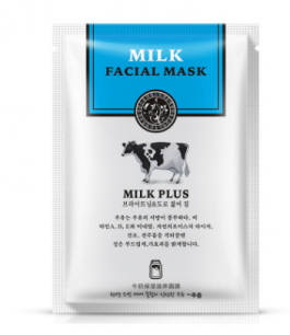 Тканевая маска на лицо молочная«BIOAQUA» - питание, увлажнение.(7533)