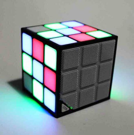 Bluetooth динамик куб с подсветкой