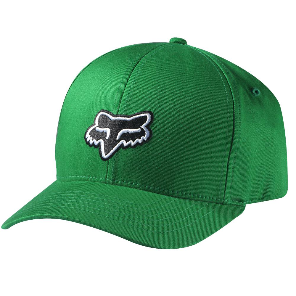 Fox - Legacy Flexfit Hat Kelly бейсболка, зеленая