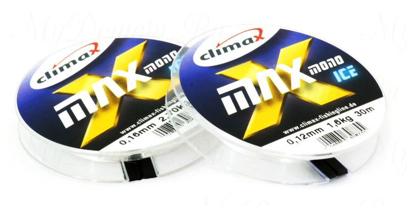 Леска Climax X-Max Mono Ice 0,08 мм 30 м 0,80 кг уп. 10 шт. (прозрачная)