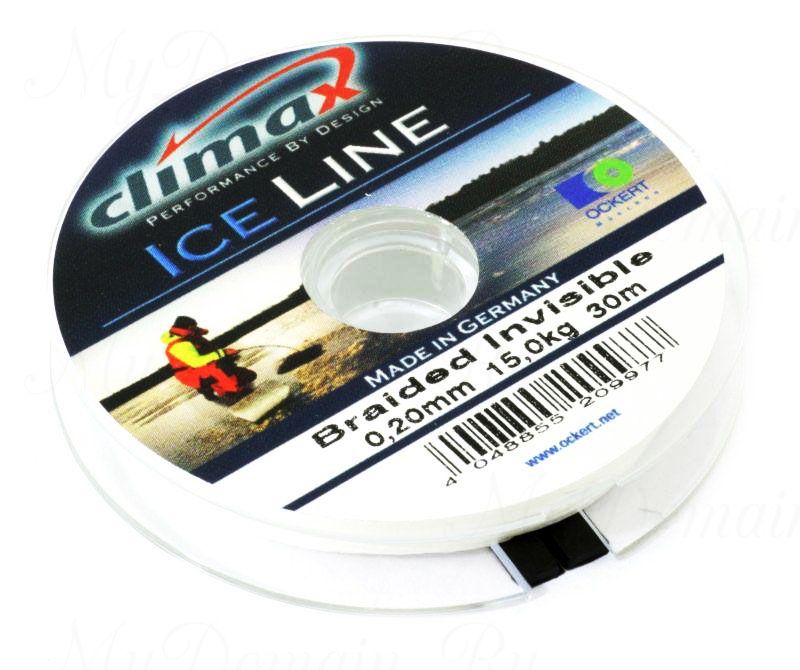 Плетеная леска Climax Ice Invisible 0.15 мм 30 м 8,9 кг (невидимая)