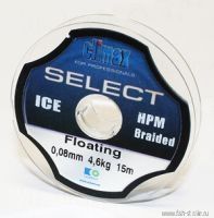 Плетеная леска Climax Select Braided Ice 0,14 мм 15 м 11,5 кг уп. 10 шт. (зеленая)