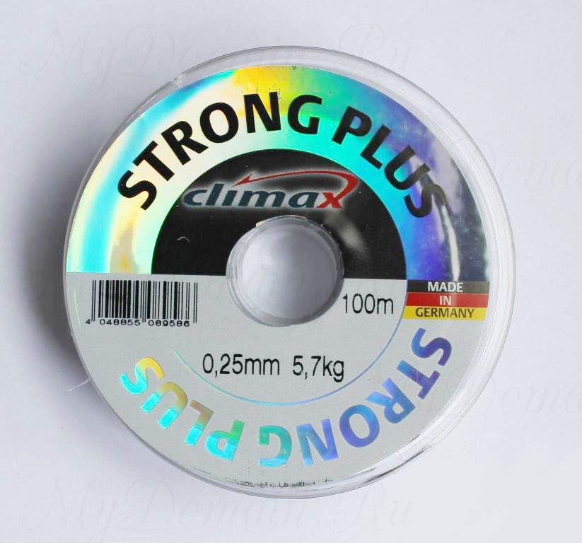 Леска Climax Strong Plus (прозрачная) 100 м 0,14 мм 1,95 кг уп. 10 шт.