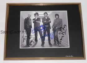 Автографы: The Rolling Stones. Мик Джаггер, Кит Ричардс, Чарли Уоттс, Рон Вуд