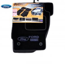 Коврики Ford Focus II от 2004 - 2011 в салон ворсовые Duomat (Польша) - 4 шт. Черный