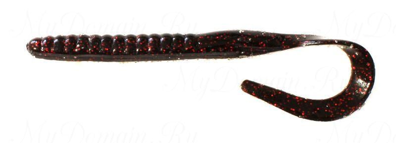 Червь MISTER TWISTER Ribbon Tail 15 см 3RS-Black Neon уп.20 шт.