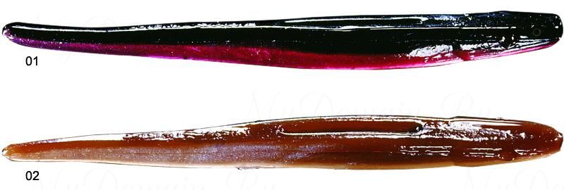Искусственные приманки MISTER TWISTER Slimy Slug 10 см уп. 5 шт. 11BKRGN-Pumpkin/Red (цвет: тыква с кратными и зелеными блестками) фирменная упаковка