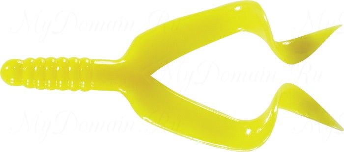 Твистер двухвостый MISTER TWISTER Double Tail 5см уп. 50 шт. 2 (желтый)