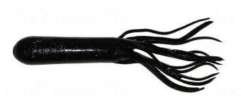 Октопусы MISTER TWISTER FAT Tube 3RS Black Neon 10 см уп. 8 шт. (неоново-черный)
