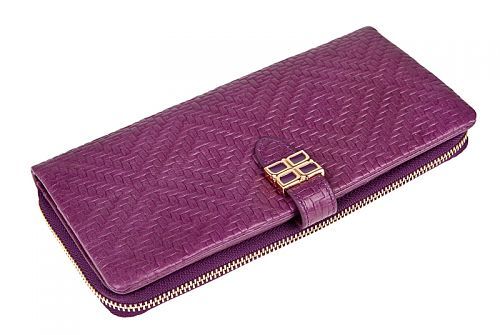 Фиолетовый кожаный кошелек ELEGANZZA ZA2968-2804-01-00000391