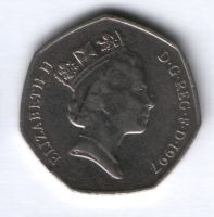 50 пенсов 1997 г. Великобритания