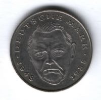 2 марки 1994 г. Германия, Людвиг Эрхард, G