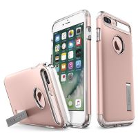 Чехол Spigen Slim Armor для iPhone 7 Plus розовое золото