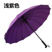 Стильный зонт трость 16 спиц Фиолетовый