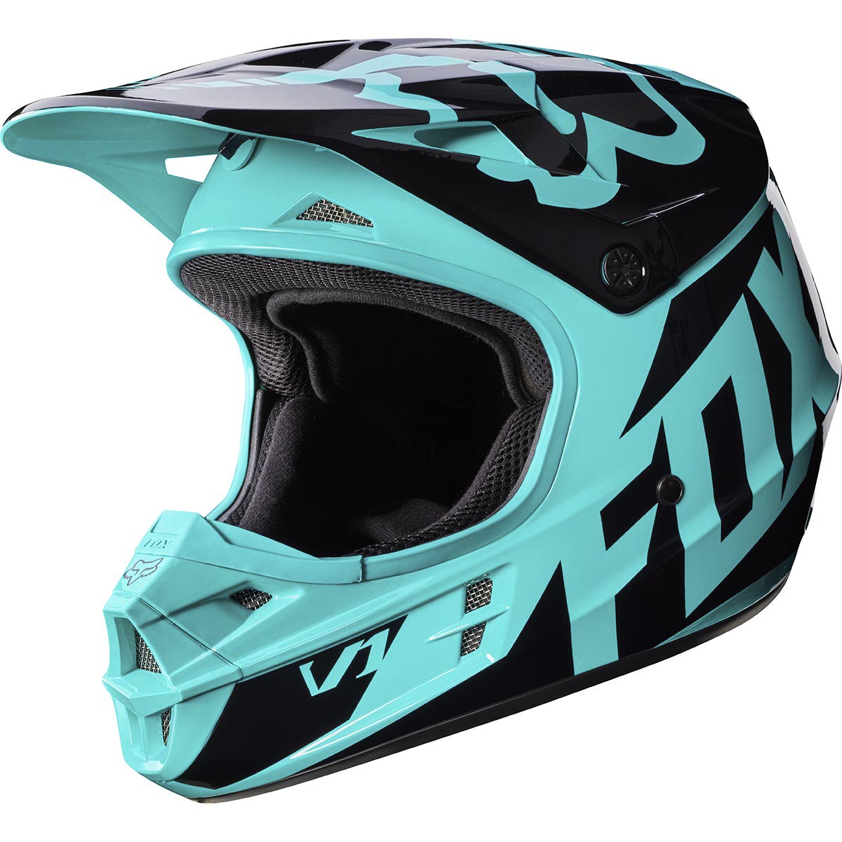 Fox - 2017 V1 Race шлем, зеленый