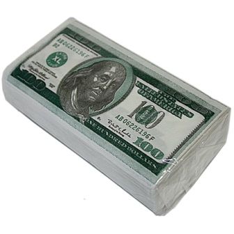 Салфетки денежные -100$