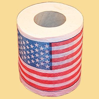 Туалетная бум. "Флаг США"