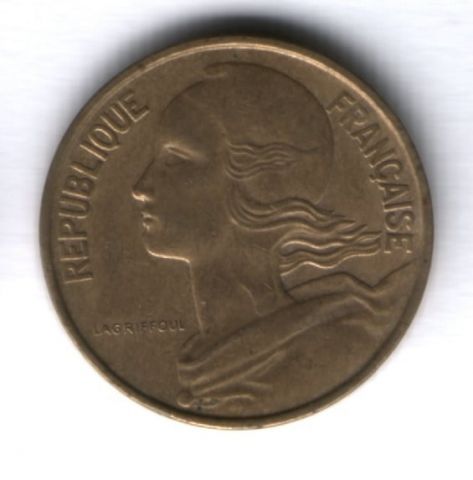 10 сантимов 1963 г. Франция