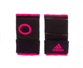 Внутренние перчатки чёрно-розовые Adidas Super Inner Gloves Gel Knuckle ADIBP021