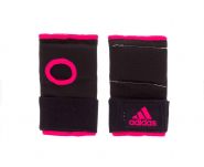 Внутренние перчатки чёрно-розовые Adidas Super Inner Gloves Gel Knuckle ADIBP021