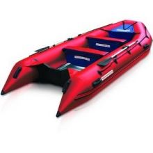 Лодка NISSAMARAN надувная, модель TORNADO 420, цвет красный (аллюм. пол) A/L