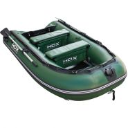 Лодка HDX надувная, модель CARBON 280 , цвет зелёный, (дерев. пол) P/L