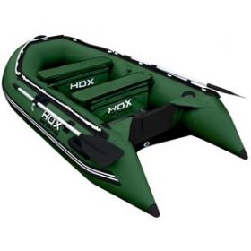 Лодка HDX надувная, модель OXYGEN 300 AL, цвет зелёный