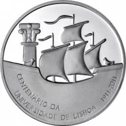 100 лет Лиссабонскому университету 2,5 евро Португалия 2012