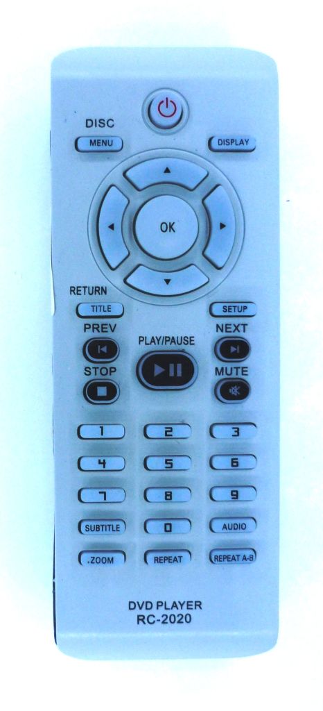 Philips RC2020 (DVD) плоский (DVP3040K, DVP3120, DVP3126X , DVP3144, DVP5960)