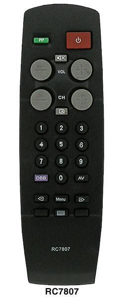 Philips RC7807 (TV) (20GX1750/58R, 21GX1560, 21GX1562, 21GX1563, 21GX1760/50B)