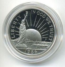 100 лет статуи Свободы (Нация эмигрантов )  50 центов США 1986