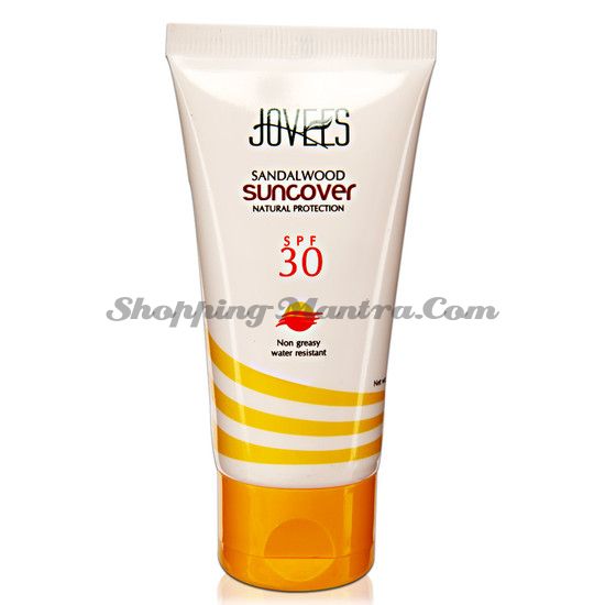 Солнцезащитный крем для лица Сандал SPF30 Джовис / Jovees Sandalwood Sun Cover SPF30
