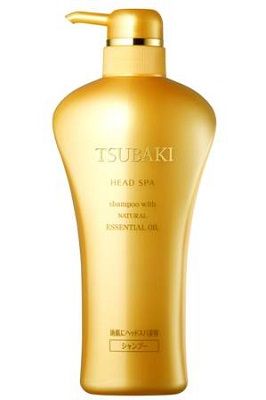 Шампунь Shiseido Tsubaki Head Spa (золотая серия) с натуральными эфирными маслами 550 ml