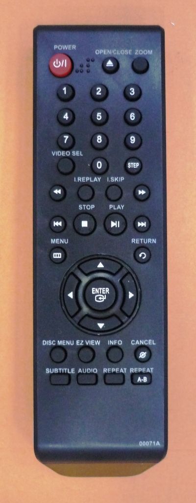 Samsung 00071A=00054B (AK59-00054B)(DVDplayer) (DVD-P171, DVD-P465)