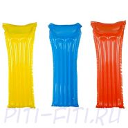 Summer Escapes. Матрасы прозрачные надувные в ассортименте (жёлтый, оранжевый, синий), 69х184 см