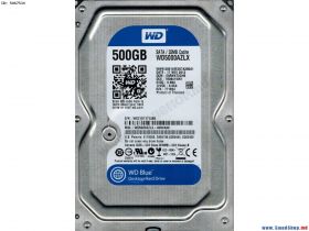 Жесткий диск HDD 3.5" 500Gb Western Digital WD Blue Desktop 500 GB WD5000AZLX
