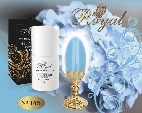 ROYAL №145 гель лак 10 мл.