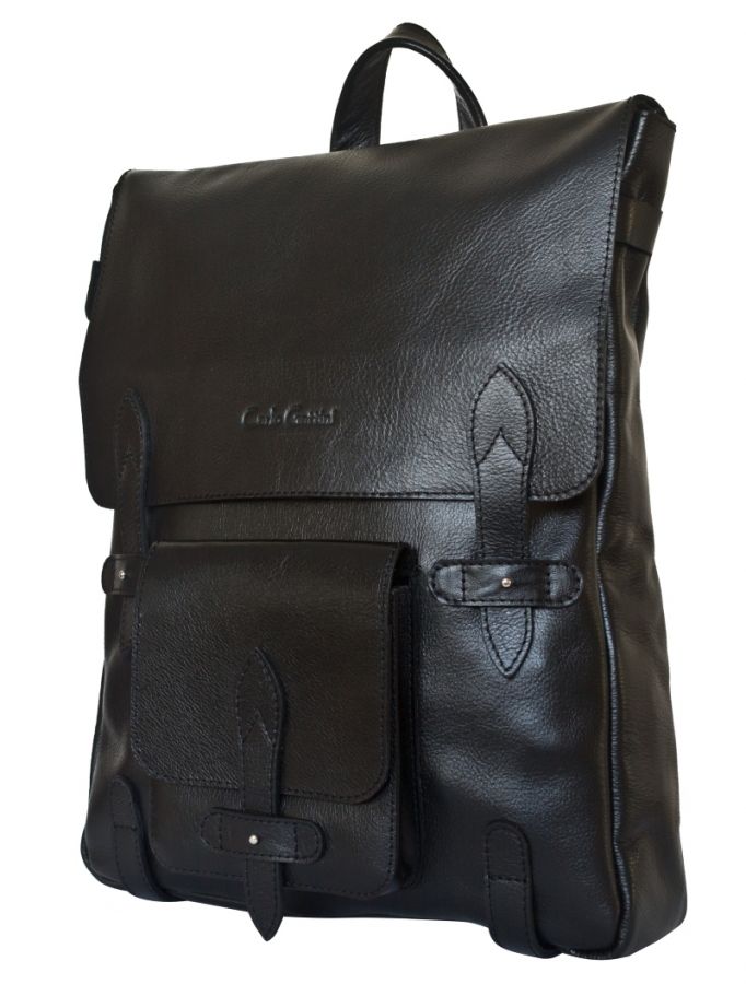 Кожаный рюкзак Arma black 3051-01