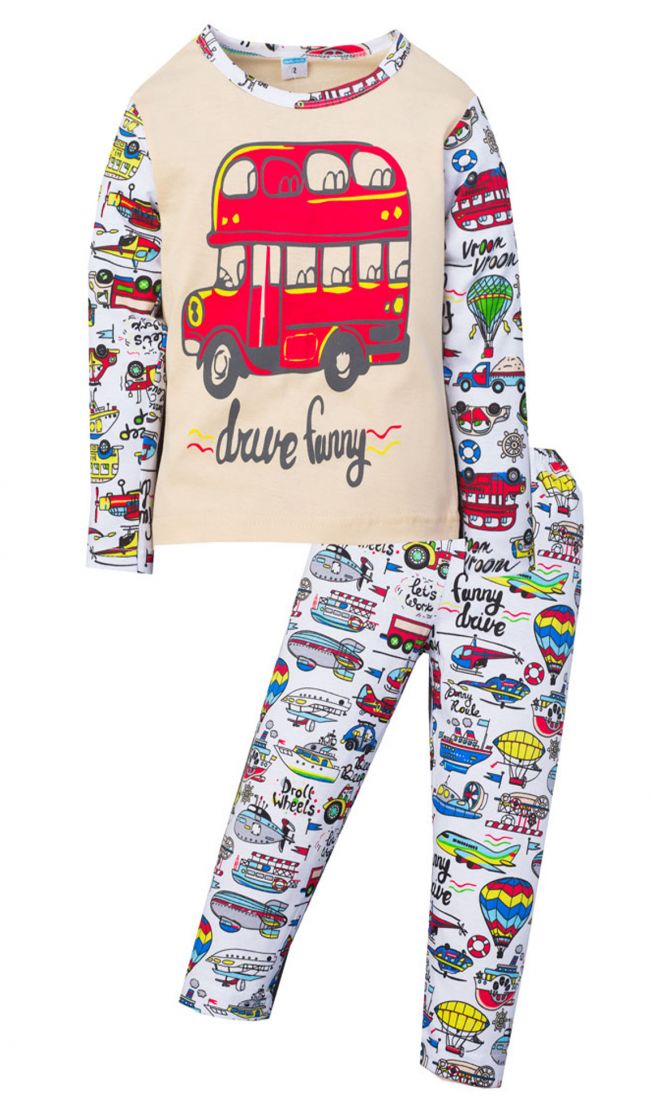 Пижама для мальчика Funny bus