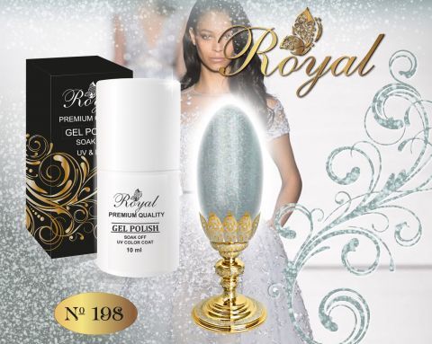 ROYAL №198 гель лак 10 мл.