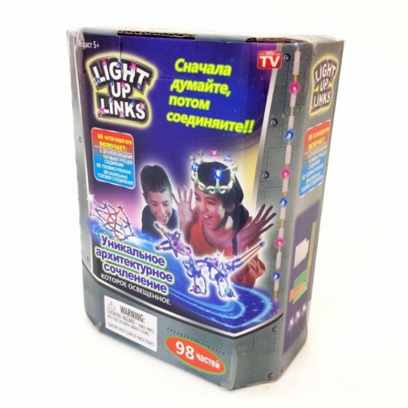 Светящийся Конструктор LIGHT UP LINKS, 98 Деталей