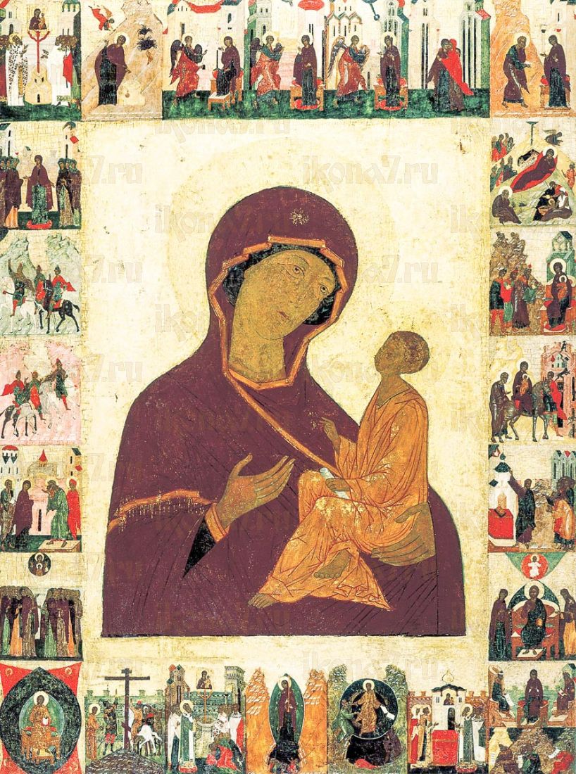 Тихвинская икона Божией Матери (копия 16 века)