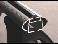 Багажник на крышу Ravon R2 2016-..., Lux, аэродинамические дуги (53 мм)