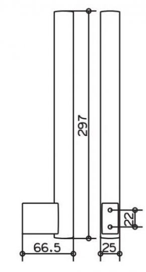 Вертикальный держатель туалетной бумаги Keuco Plan 14963 ФОТО