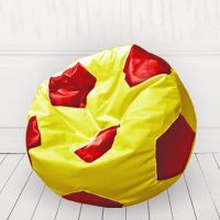 Кресло мяч Желтый с красным