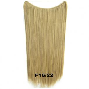 Искусственные термостойкие волосы на леске прямые №F016/022 (60 см) - 100 гр.
