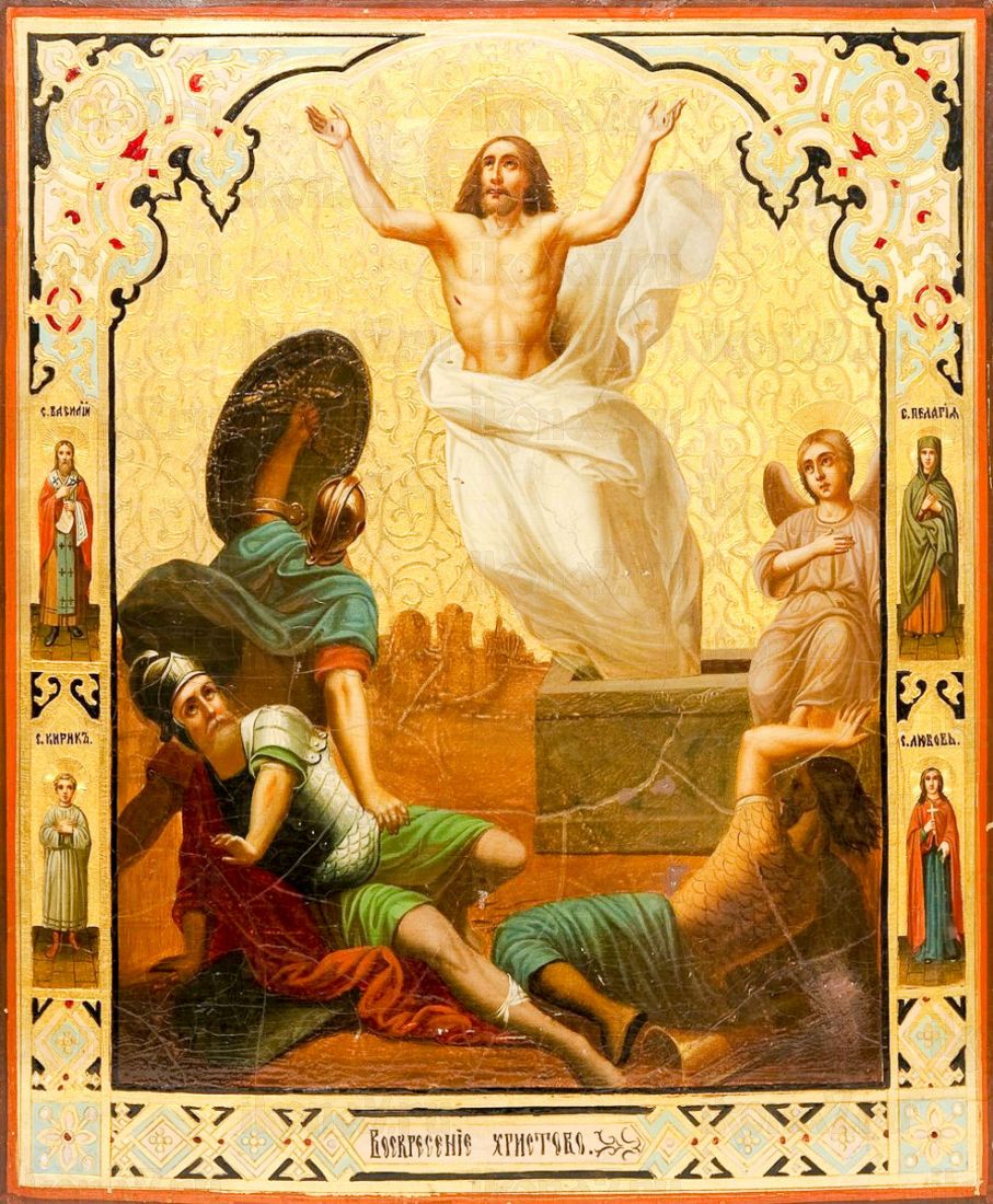 Икона Воскресение Христово (копия 19 века)
