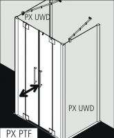 Душевая кабина Kermi Pasa XP в угол или П-образная PX PTF схема 11